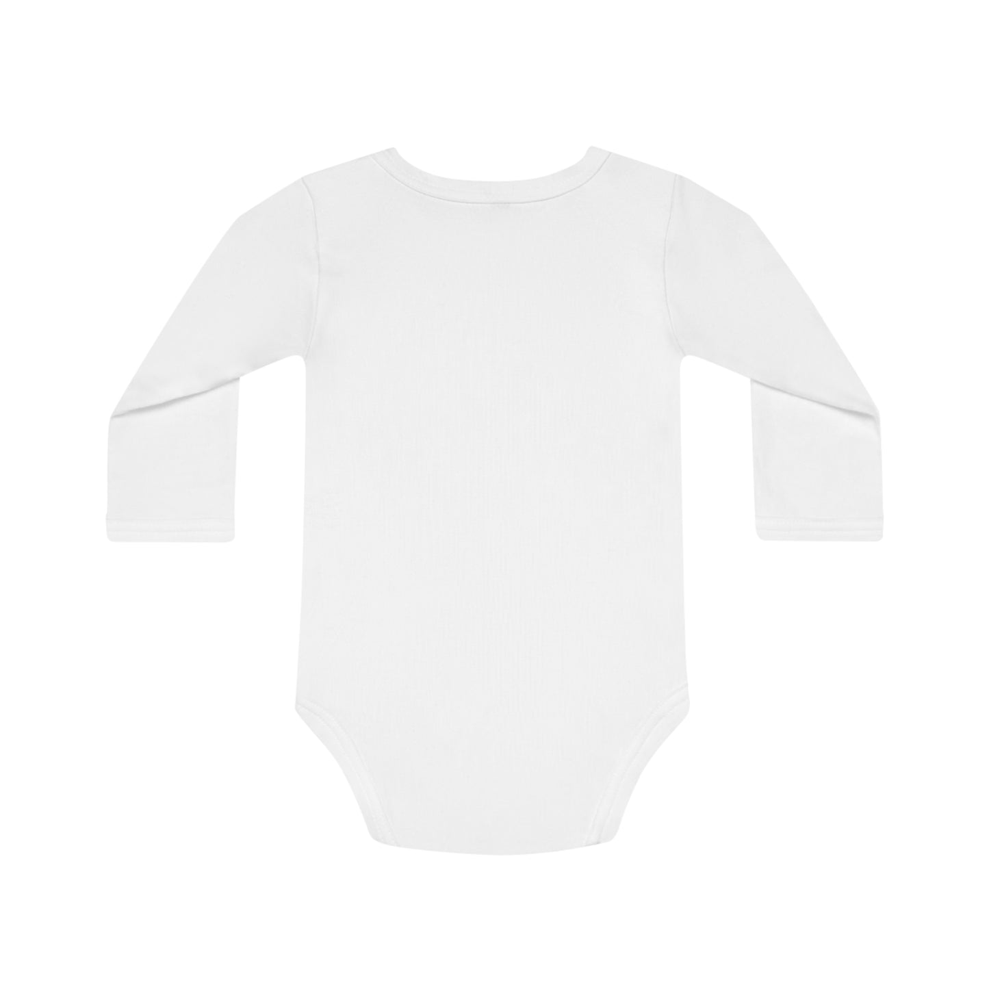 Victorian Organics baby bodysuit cotton long sleeve guardian angel