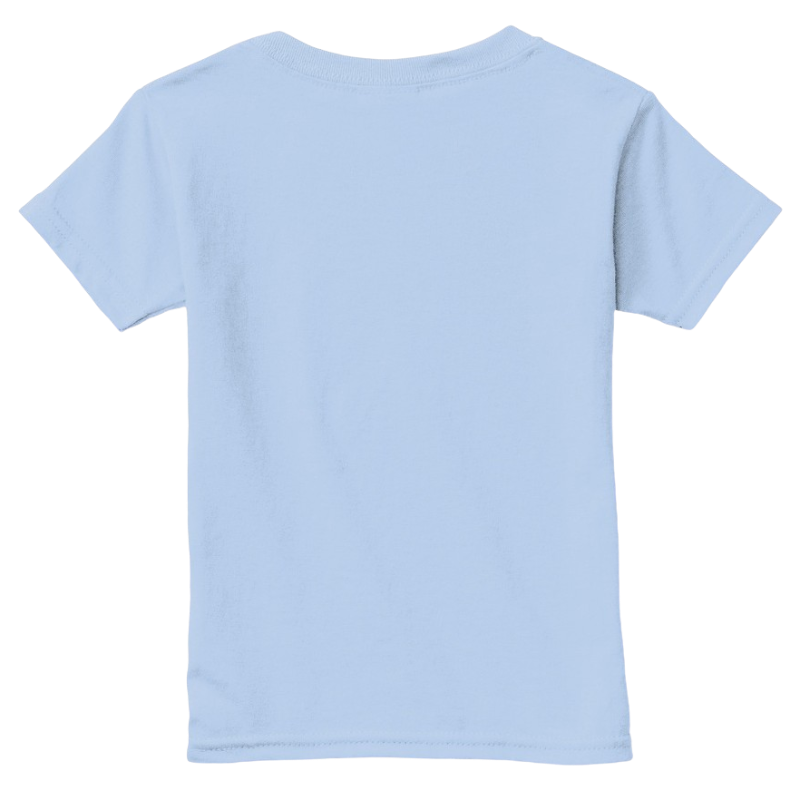 Mythic Art Clothing Toddler Classic Cotton Tee Light Blue Back