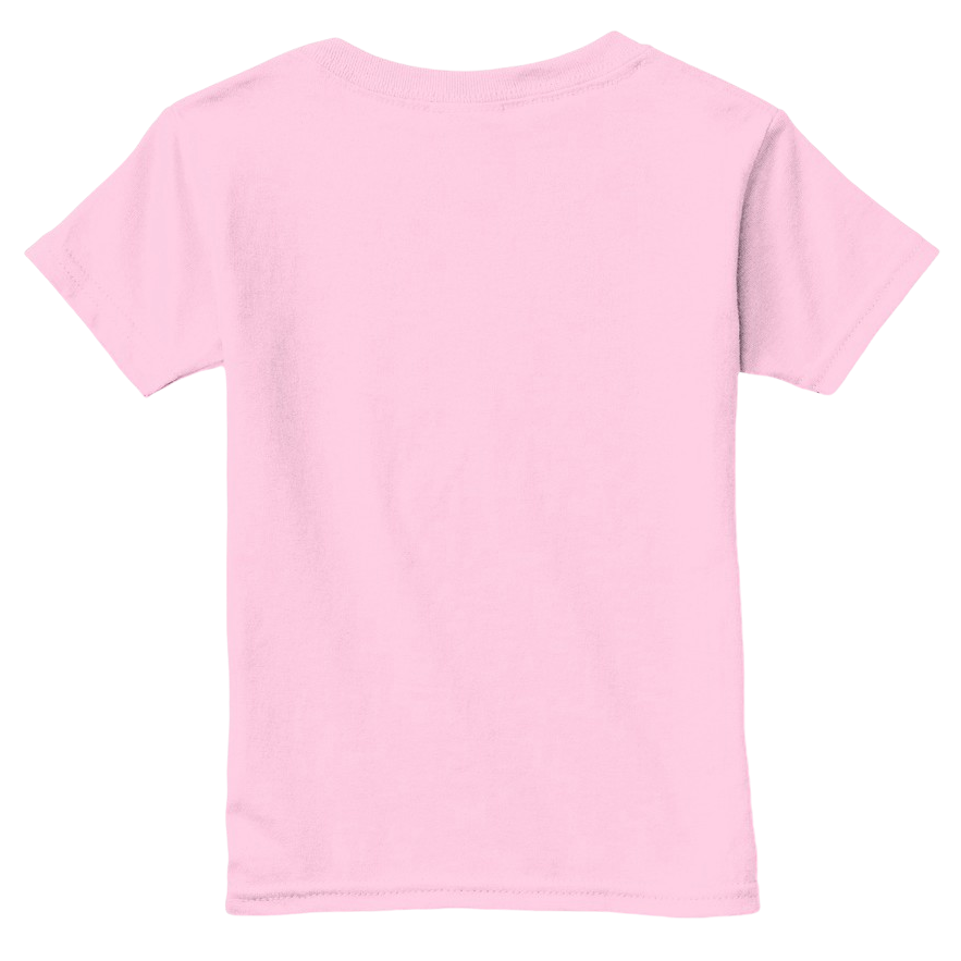 Mythic Art Clothing Toddler Classic Cotton Tee Light Pink Back