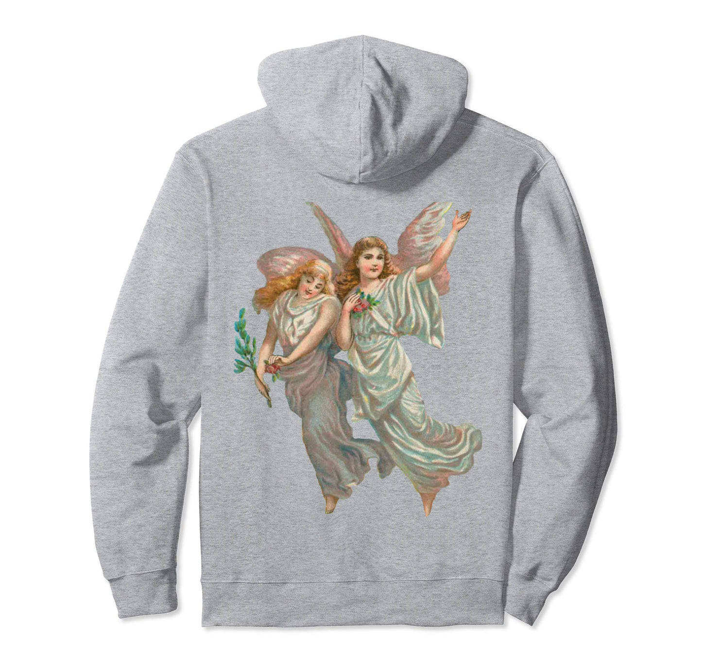 Unisex Pullover Hoodie Sweatshirt with Heavenly Angel Art Print