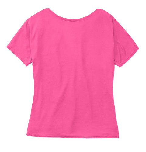 Womens Slouchy Tee with Antique Angel Feeding a Lamb