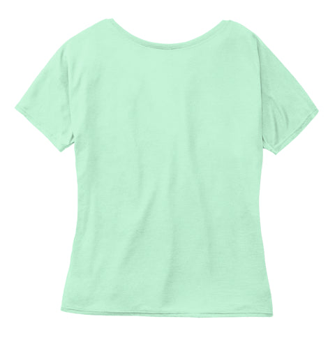 Womens Slouchy Tee with Heavenly Angel Art Print