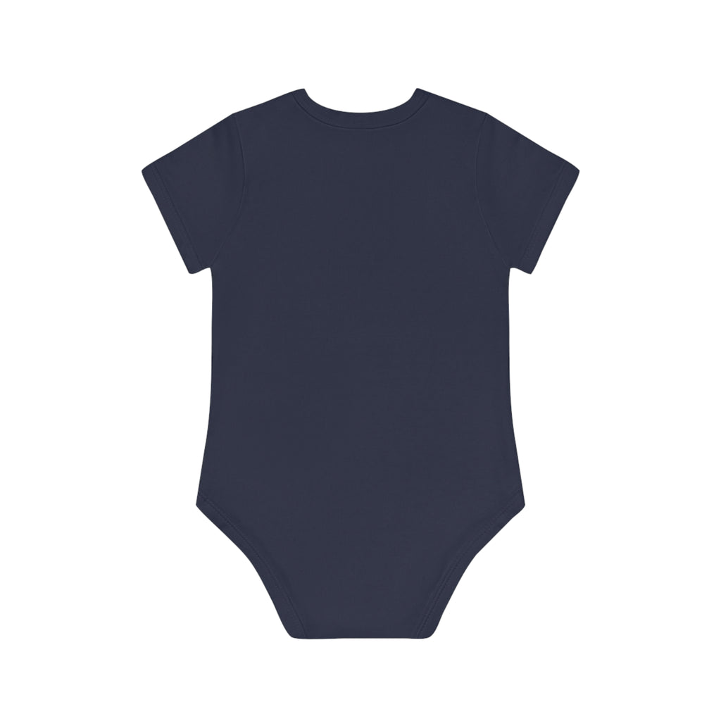Victorian Organics baby bodysuit cotton short sleeve guardian angel
