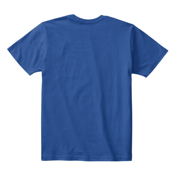Kids Cotton Tee Classic T-Shirt Deep Royal Back