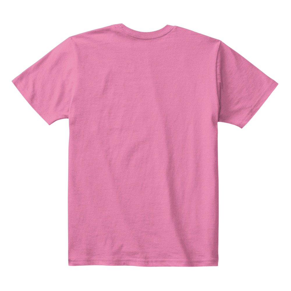 Kids Cotton Tee Classic T-Shirt True Pink Back