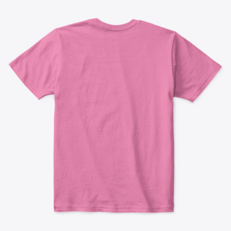 Kids Cotton Tee Classic T-Shirt True Pink Back