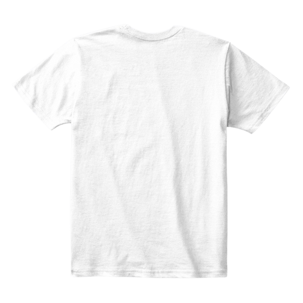 Kids Cotton Tee Classic T-Shirt White Back