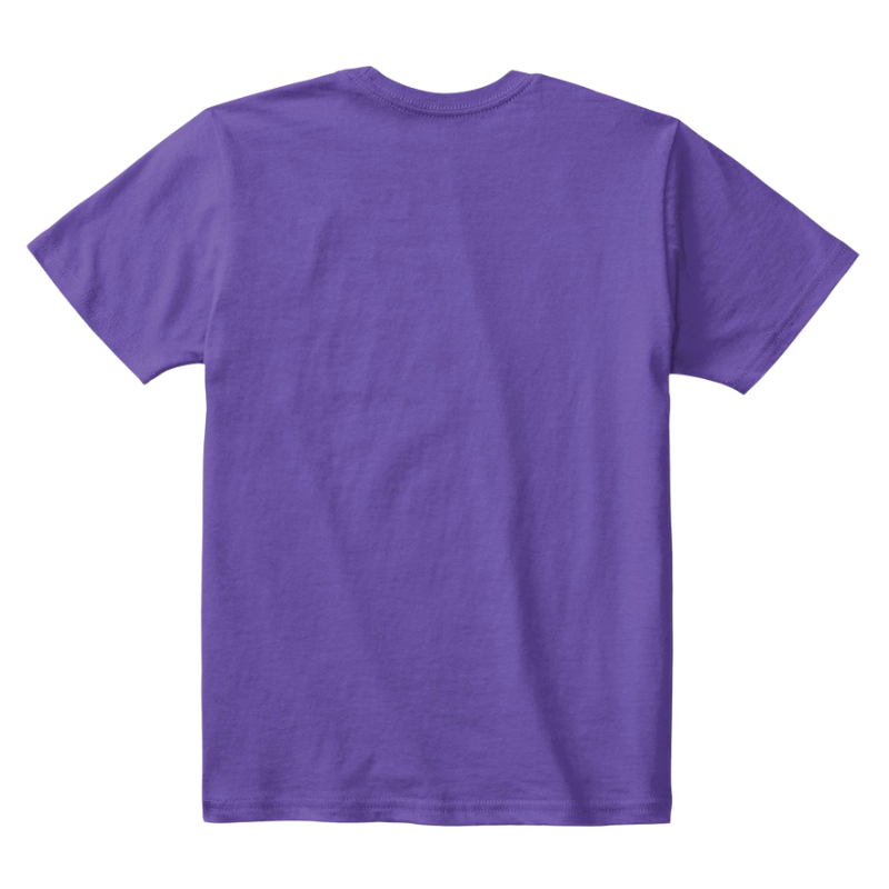 Kids Cotton Tee Classic T-Shirt Classic Purple Back