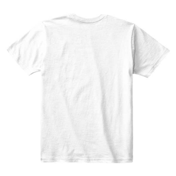 Kids Cotton Tee Classic T-Shirt White Back