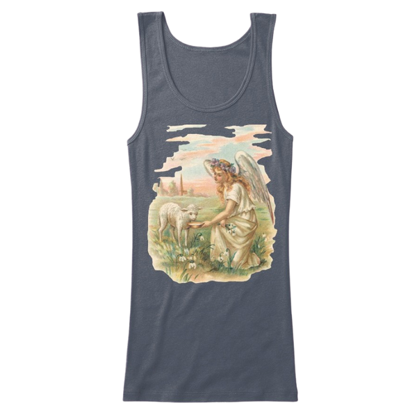 Mythic_Art_Clothing_Womens_Cotton_Tank_Top_Deep_Heather Front