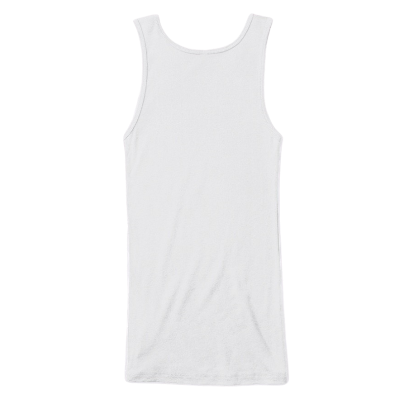 Mythic Art Clothing Womens Cotton Tank Top White Back
